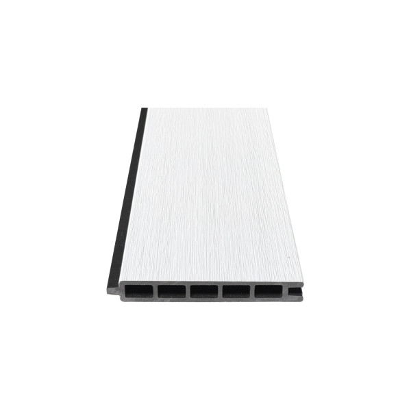 T&J ELSKOP-Serie WPC-Steckzaunsystem, Zaunlamelle 20 x 140 x 1790 mm, WEIß co-extrudiert, 44641