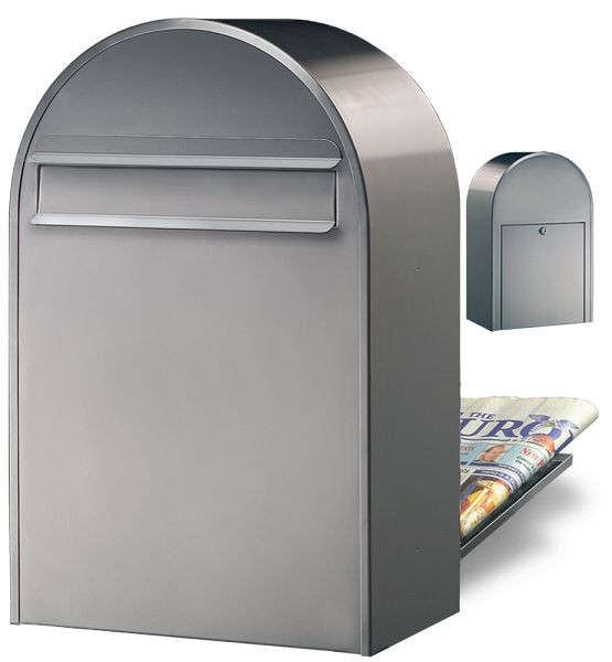 Bobi Classic B Großraum-Briefkasten Edelstahl (V2A), 01.01.09.60