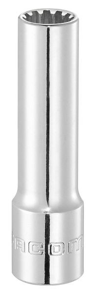 Facom Steckschlüssel 3/8" SPLINE lang 14 mm, J.14SEL