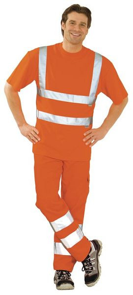 Planam Warnschutz T-Shirt, uni orange, Größe S, 2095044