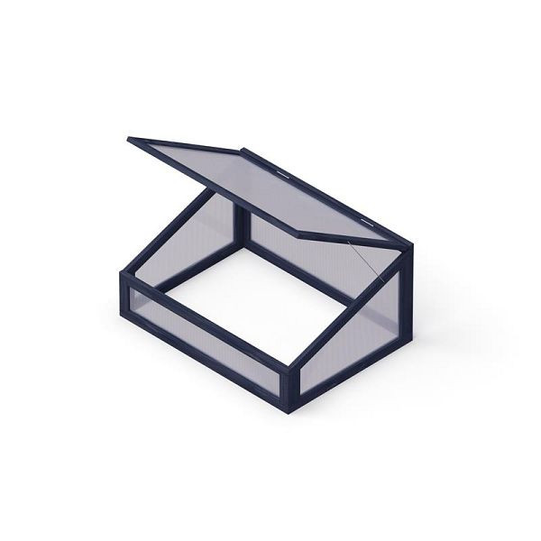 upyard Frühbeet-Aufsatz, Größe: 80 x 60 cm, Farbe schwarz, 160FB080X60S