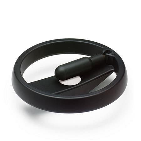 Ganter Umleggriff-Handräder (GN 522.3-100-K10-R), VE: 5 Stück, 522.3-100-K10-R