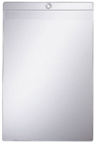 LEITZ 4095 Sichttasche, A5, PVC, genarbt, mit Öse, farblos, 4095-00-00