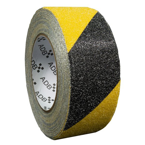 ADB Antirutschband gelb/schwarz, 5cm x 10m, Stärke: 0,9mm, 99119