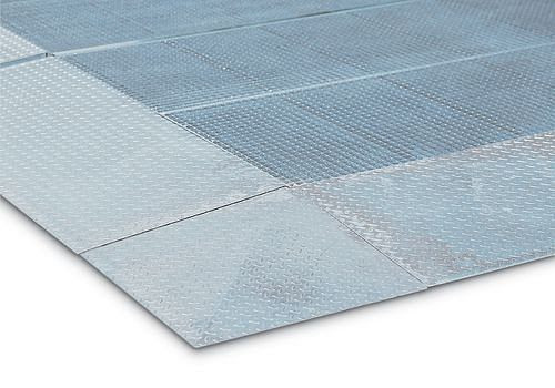 DENIOS Auffahrecke für Stahl-Bodenelemente BZ, Höhe: 123 mm, 115181