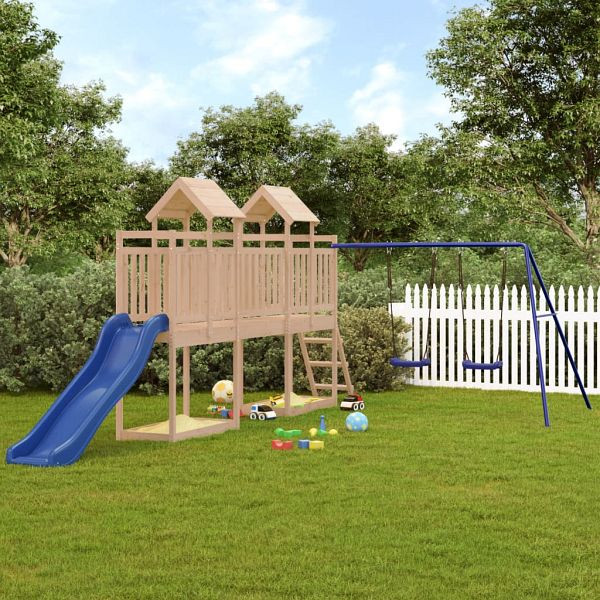 vidaXL Spielturm Massivholz Kiefer, Material: Material: PP (Polypropylen), 3155882