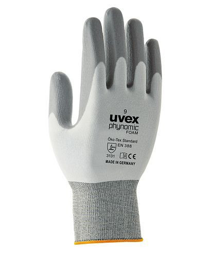 uvex Mechanik-Schutzhandschuh phynomic M1 FOAM, Kategorie II, Gr. 8, VE: 10 Paar, 210272