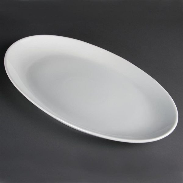 Olympia Whiteware tiefe ovale Schale 50 x 29 cm, CC892, 5050984186660