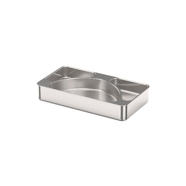 Rieber Speisenschale 3-teilig - ohne Deckel, 288,2 x 51 x 163 mm, 85022060
