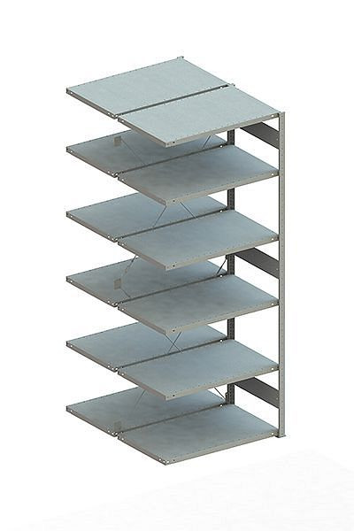 Meta CLIP 100 DAR 2500x1000x600 mm, RAL 7035, Bodenanzahl: 2 x 6, 20070683