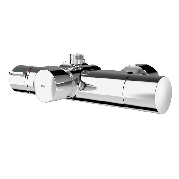 KWC Wandbatterie, F5, hydraulisch, Thermostat, für Bogen/Duschrohr, Hygieneeinheit, 2030040291