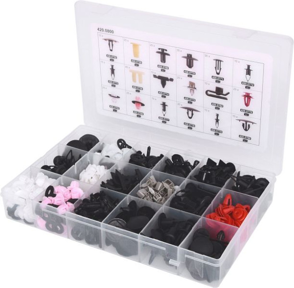 KS Tools Befestigungs-Clip-Satz für Toyota/Lexus, 360-teilig, 420.0800