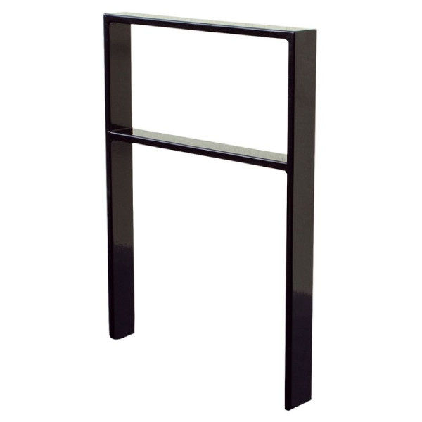 Stein HGS Anlehnbügel/Absperrbügel -Apelland- mit Querholm, 750mm /ohne Farbe, Bügel: 80 x 12 mm, 453.075