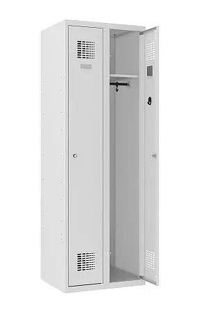 Eurobox Umkleidespind, 2 Abteile 600 mm, 0100-030201