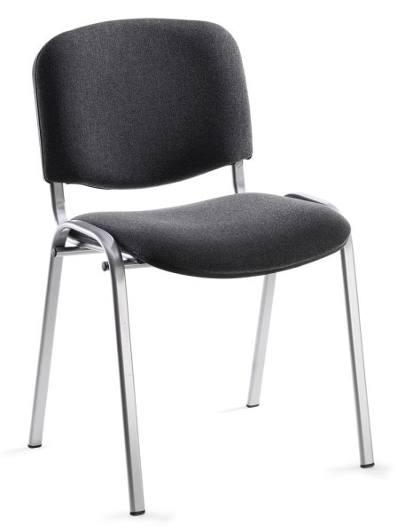 Deskin Besucherstuhl ISO, Dunkelgrau, 545 x 560 x 820 mm, 236265