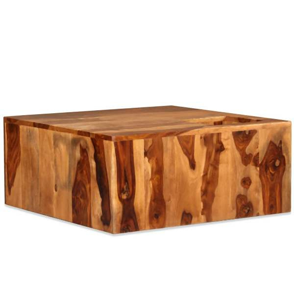 vidaXL Couchtisch Massivholz Palisander 70x70x30 cm, 244927