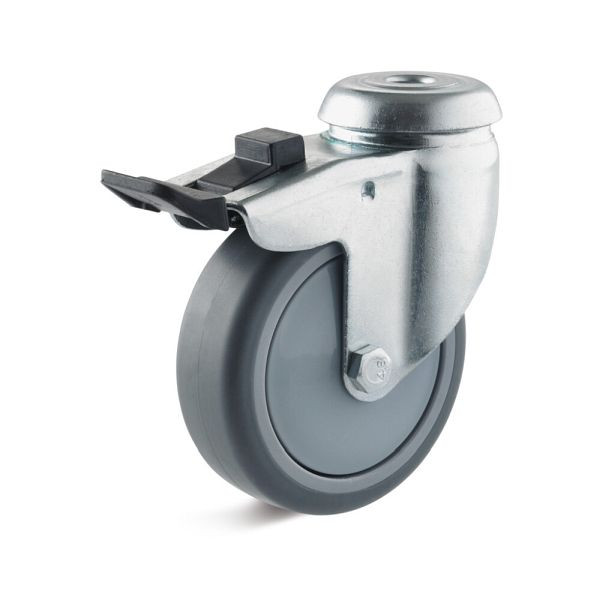 Torwegge Apparate-Rolle-Set, VE: 4 Stück, L-AL-TPBK-075-K-1-, 0028132