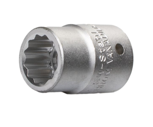 SW-Stahl Steckschlüsseleinsatz, 3/4", Zwölfkant, 19 mm, 07663L-19