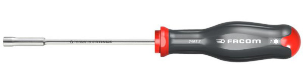 Facom Steckschlüssel mit Heft, 6-Kant, SW 7mm, 230mm, 74AT.7