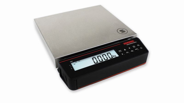 Soehnle Kompaktwaage eichfähig, Zweibereich, Höchstlast: 30/60kg, Ziffernschritt: 10/20g, 520x400mm, IP67, Edelstahl, 7172.15.110