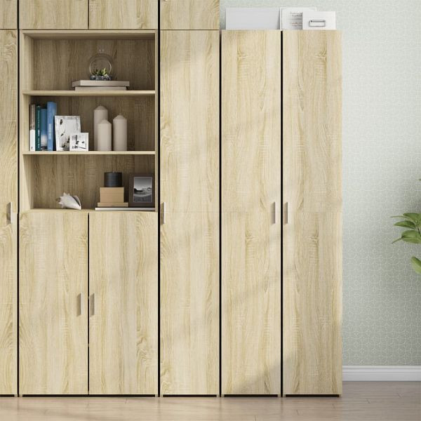 vidaXL Highboard Sonoma-Eiche 30x42,5x185 cm Holzwerkstoff, 3281394