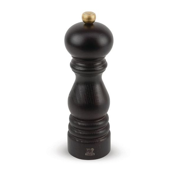 Peugeot Salzmühle dunkles Holz 18cm, verstellbare Mahlung, P025