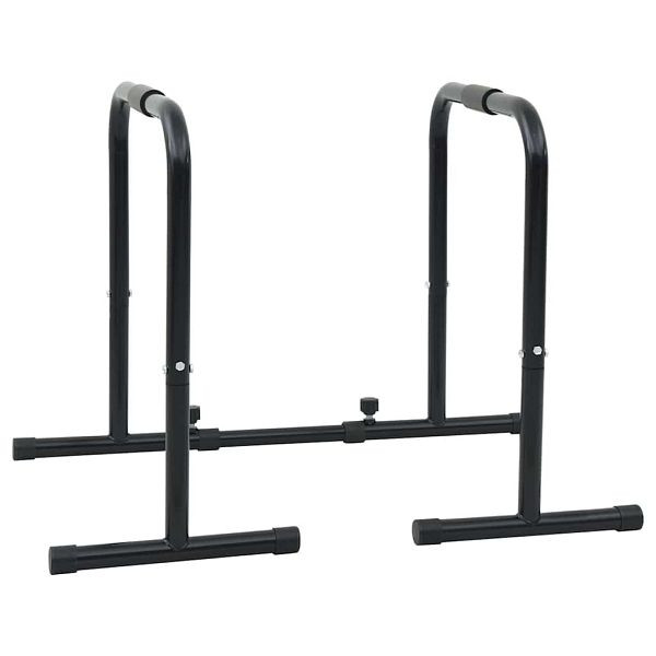 vidaXL Dip-Stange Schwarz 116 x 66 x 74,5 cm Pulverbeschichteter Stahl, 42002569