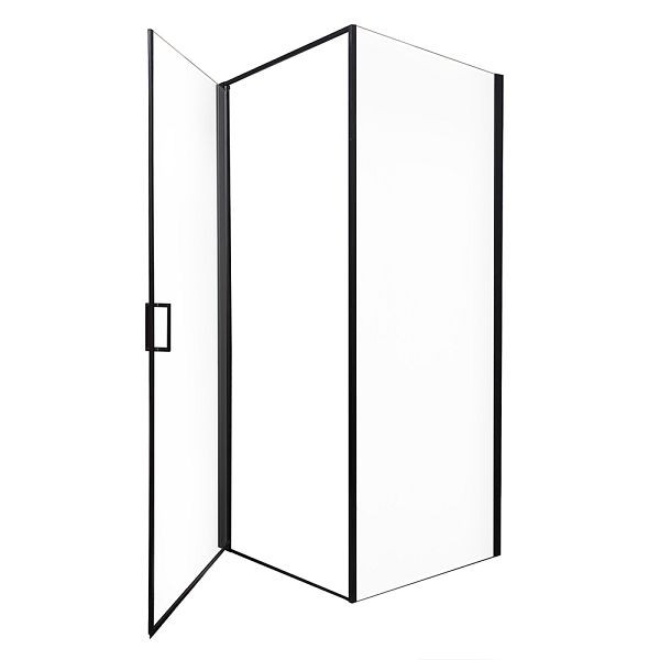 HOME DELUXE Duschkabine LIVIA - Maße 100 x 195 cm, Farbe Schwarz Matt, 59149