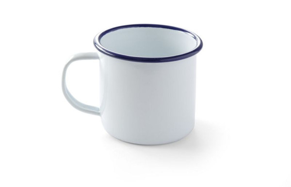 Hendi Tasse mit Henkel, 0,36 L, ØxH: 90x80 mm, emailliert, 621295