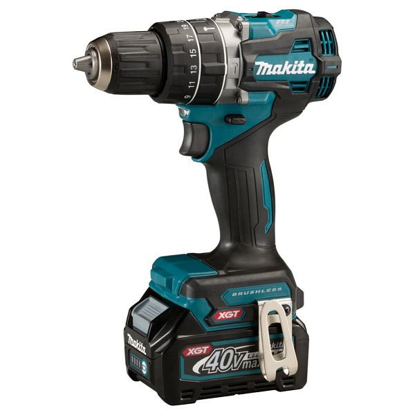 Makita Akku-Schlagbohrschrauber 40 V max., 64 Nm, 2 Akkus + Ladegerät im MAKPAC, HP002GA202