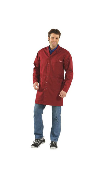 Planam MG 260 Berufsmantel, bordeaux, Größe 52, 0851052