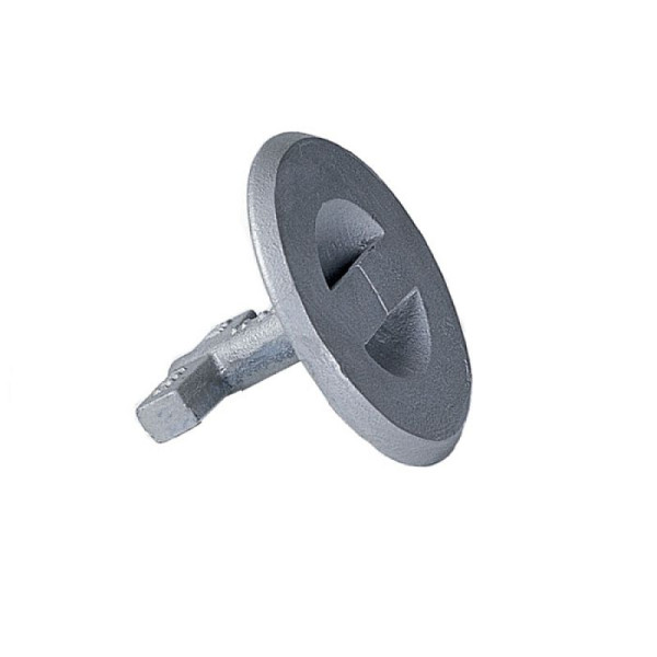 Stein HGS Abdeckkappe für Bodenhülse, 3p-Technologie, Stahl, feuerverzinkt, Ø 120 mm x 92mm, 25206