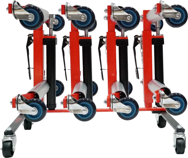 KS Tools performance Aufbewahrungsgestell mit vier hydraulischen Rangierhilfen, 5-tlg, 160.1220