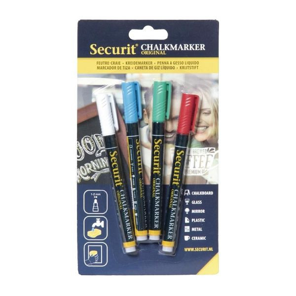 Securit Kreidestifte 2mm, verschmier-, schmutz- und wasserbeständig, GJ550