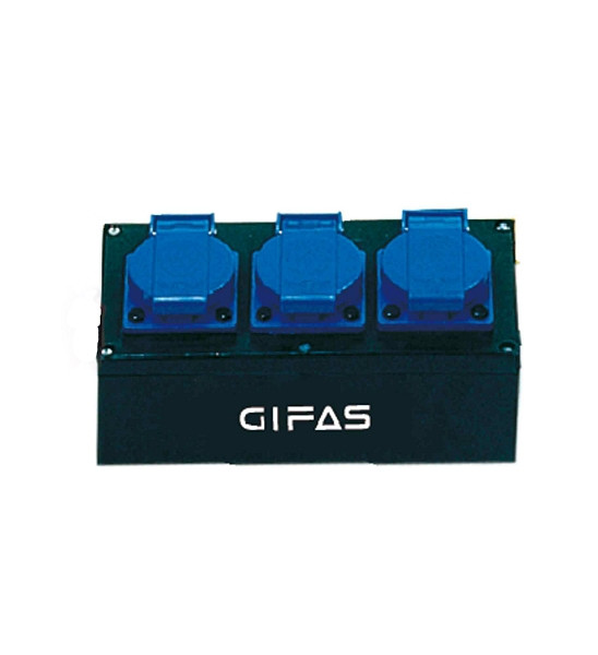 GIFAS Vollgummi-Verteiler Typ 1800, Wandmontage, 252815