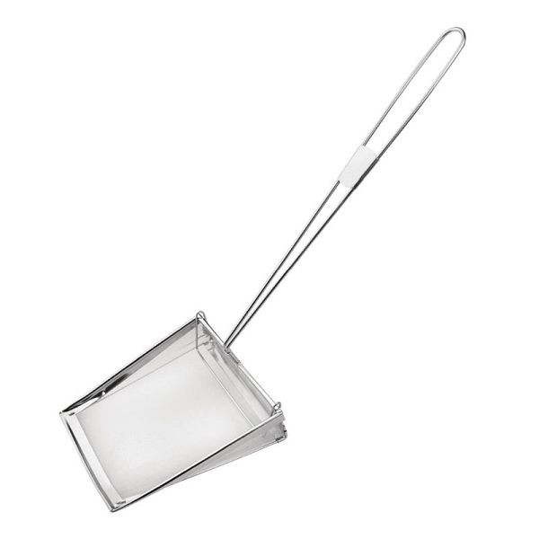Vogue Schaumkelle rechteckig Edelstahl 20cm, für Fritteusen, J670