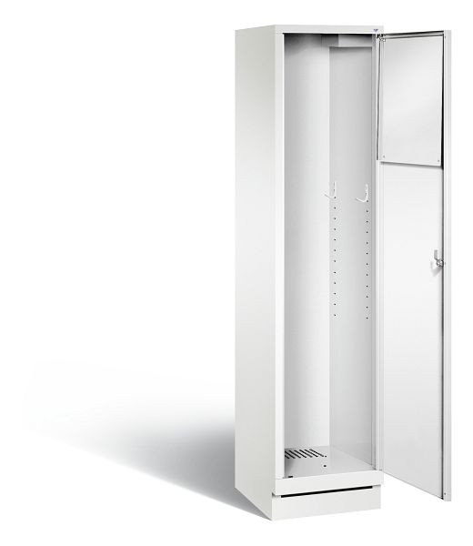 C+P Wäsche-Sammelschrank Evolo, H1800xB420xT500mm, Farbe: Verkehrsweiß, 48170-210 S10330