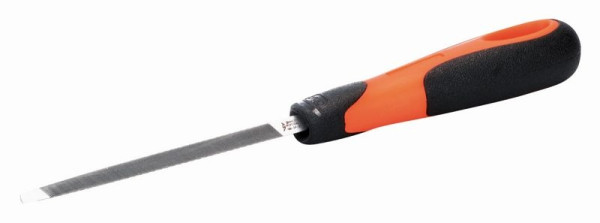 Bahco Dreikantsägefeile, mit Heft, 125 x 7,0 mm, Hieb 2, 4-186-05-2-2