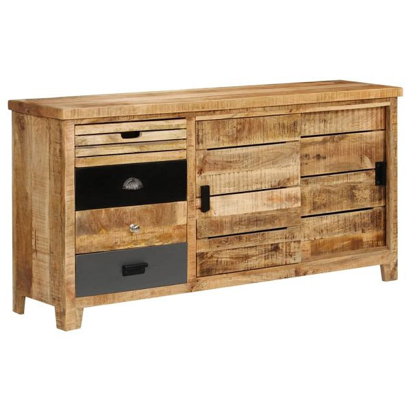 vidaXL Sideboard Massivholz Mango 160x40x80 cm, Top-Qualität, 246023