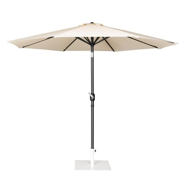 Bolero Seville runder Sonnenschirm, 3 m Durchmesser, cremefarben, FU503