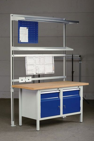 KLW Grundrahmen beidseitig mit C-Profil für Werkbank- und Bodenmontage Typ 4 als Standversion, 2250 x 2000 mm, AB04B-GRU-2000-2250