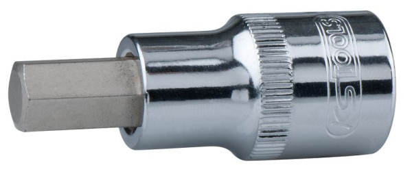 KS Tools 1/2" CHROMEplus Bit-Stecknuss Innensechskant, kurz, 8mm, 918.1608