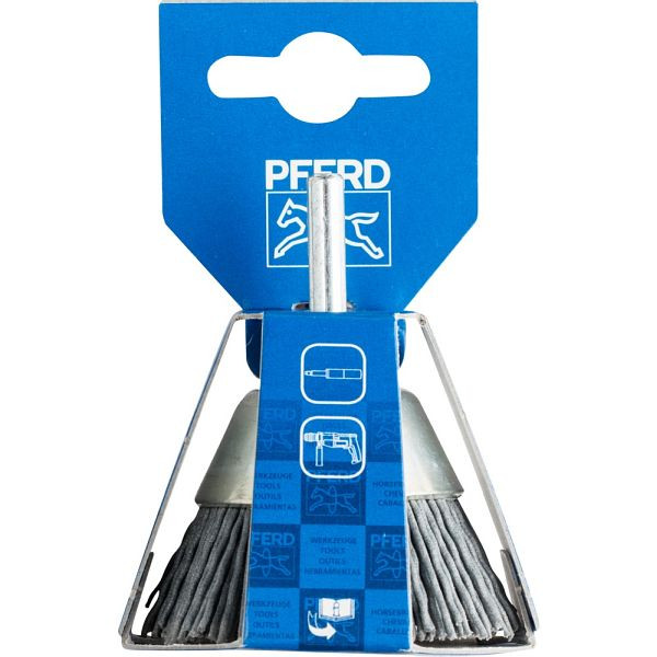 Pferd Topfbürste mit Schaft, ungezopft POS TBU 5010/6 SiC 180 0,90, VE: 5 Stück, 43703003