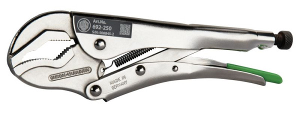 KUKKO Ideal-Gripzange mit Spannbereich bis 50 mm, 250 mm Gesamtlänge, 692-250