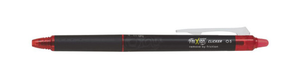 PILOT Tintenroller FriXion Point Clicker - 0,3 mm, radierbar, rot, BLRT-FRP5-R
