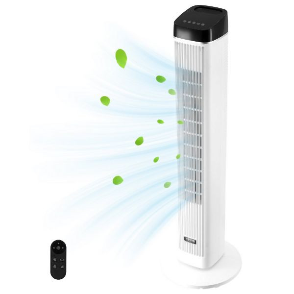 VEVOR 60W Turmventilator 9-Stunden-Timer Ventilator 6,7m/s mit Fernbedienung, PTTSJL40INCH2CG7NV2