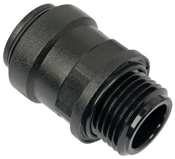 timmer BG-GE-15-1/2-KU, Gerade Einschraubverschraubung - zylindrisch, mit O-Ring-Abdichtung, Rohr-AußenØ: 15 mm, Gewinde: 1/2'', VE: 10 Stück, 03070230