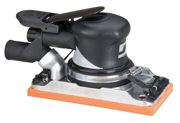 Dynabrade 93 mm (3-2/3") B x 180 mm (7") L Dynabug Schwingschleifer, Zentrale Absaugung, 57814