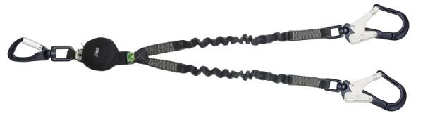 Kratos Elastisches Y-Verbindungsmittel mit Falldämpfer zur Verwendung in der Nähe von scharfen Kanten, FA3082215