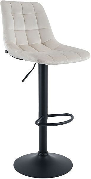 CLP Barhocker Mapun Samt, creme, 327286, 4255716374907